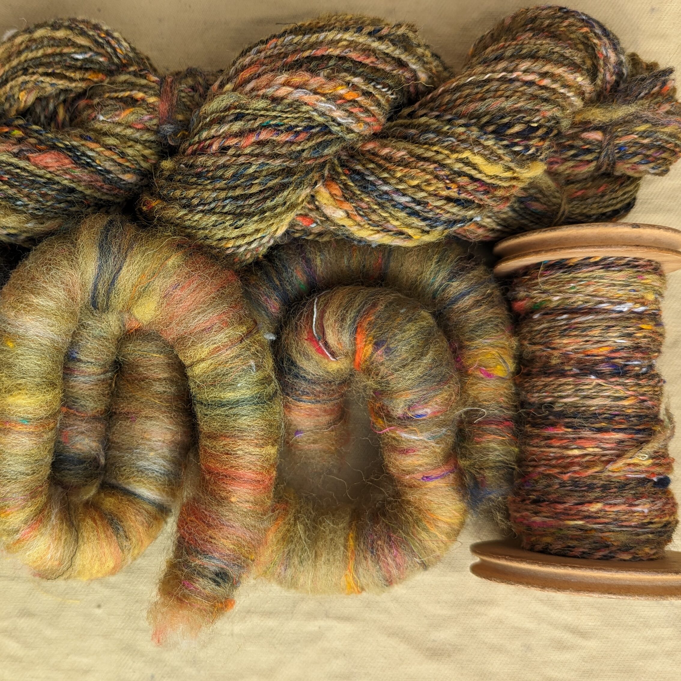 2023-07-26 07.54.34 hand spun naturally dyed yarn